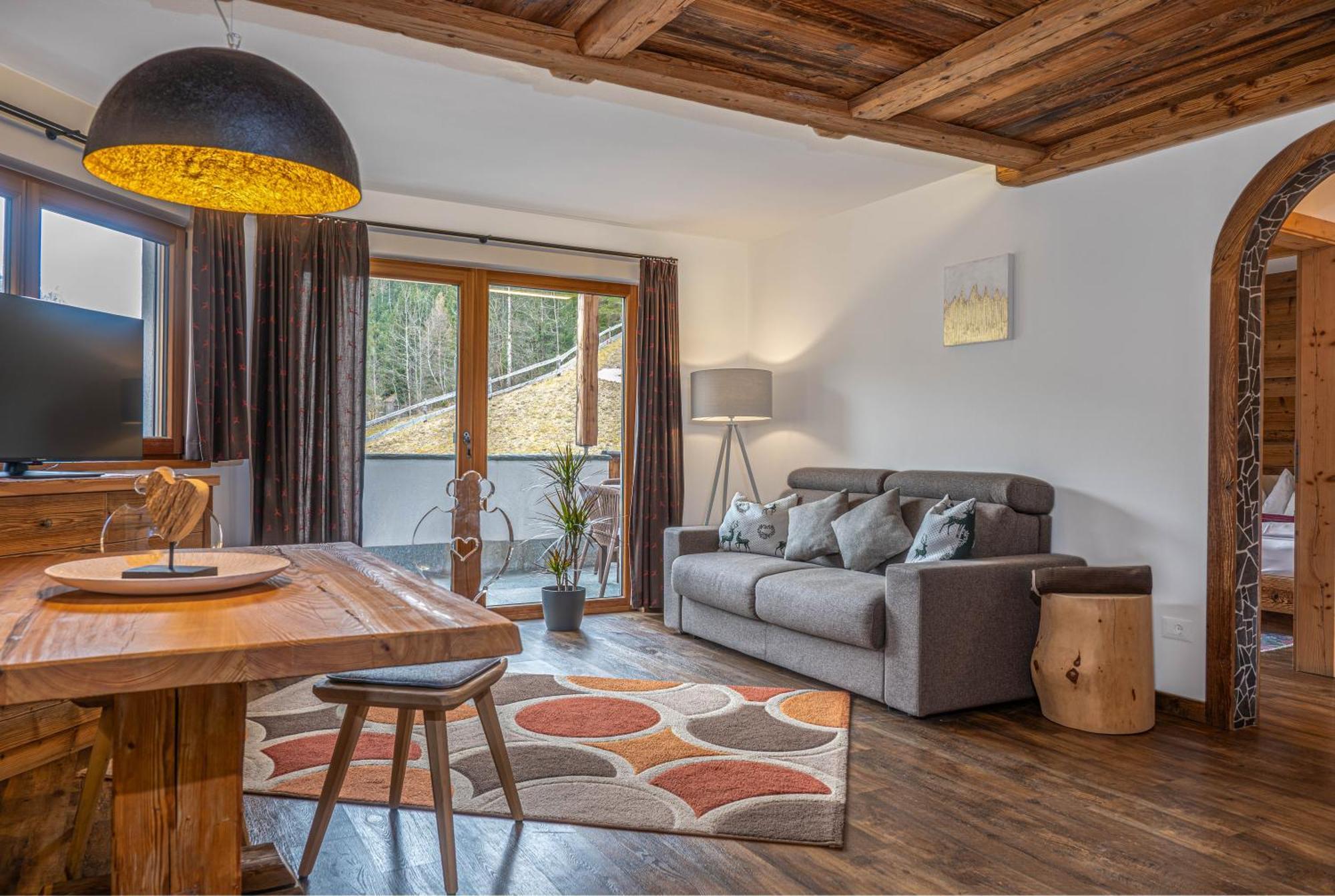 Alpine Mountain Chalet San Vigilio Di Marebbe Bagian luar foto
