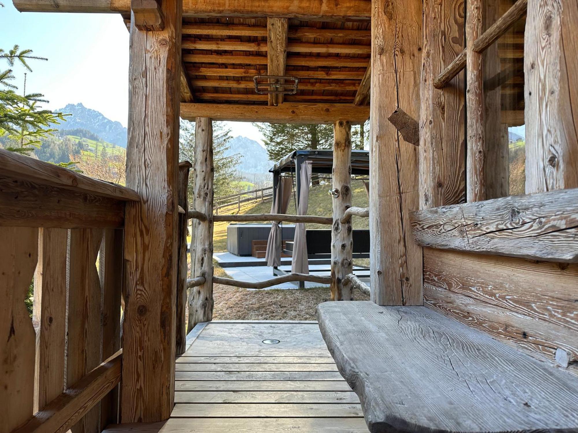 Alpine Mountain Chalet San Vigilio Di Marebbe Bagian luar foto